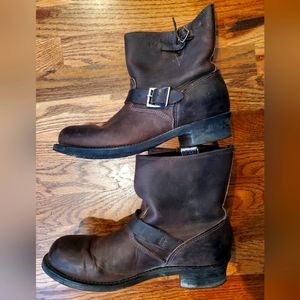 Frye Lug Sole Ankle Boots